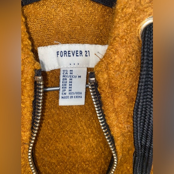 Forever 21. Woman’s zip up sweater with hood. - Picture 3 of 3